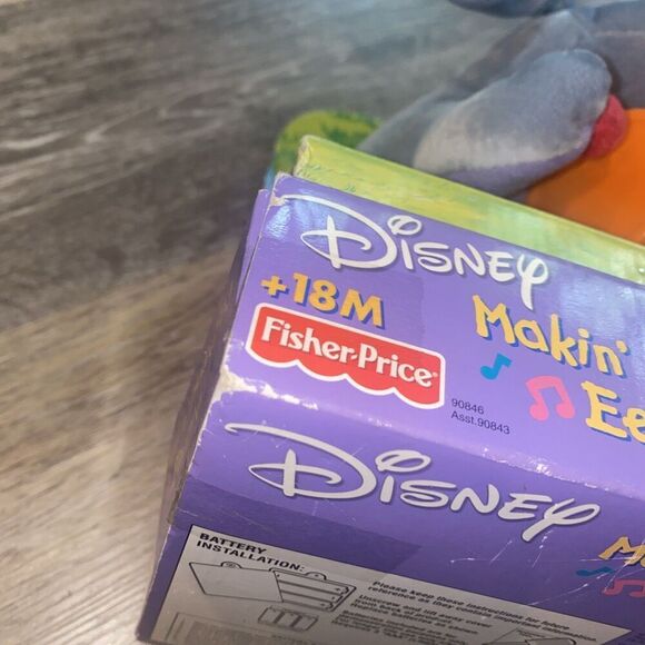 Fisher Price Disney Makin' Melodies Eeyore Plush Plays Drum 18M+ New In Box - Picture 8 of 8